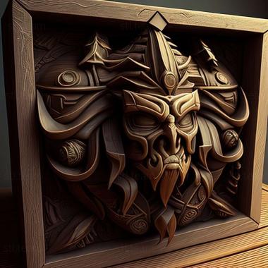 3D модель Битва Warcraft III Chegame (STL)